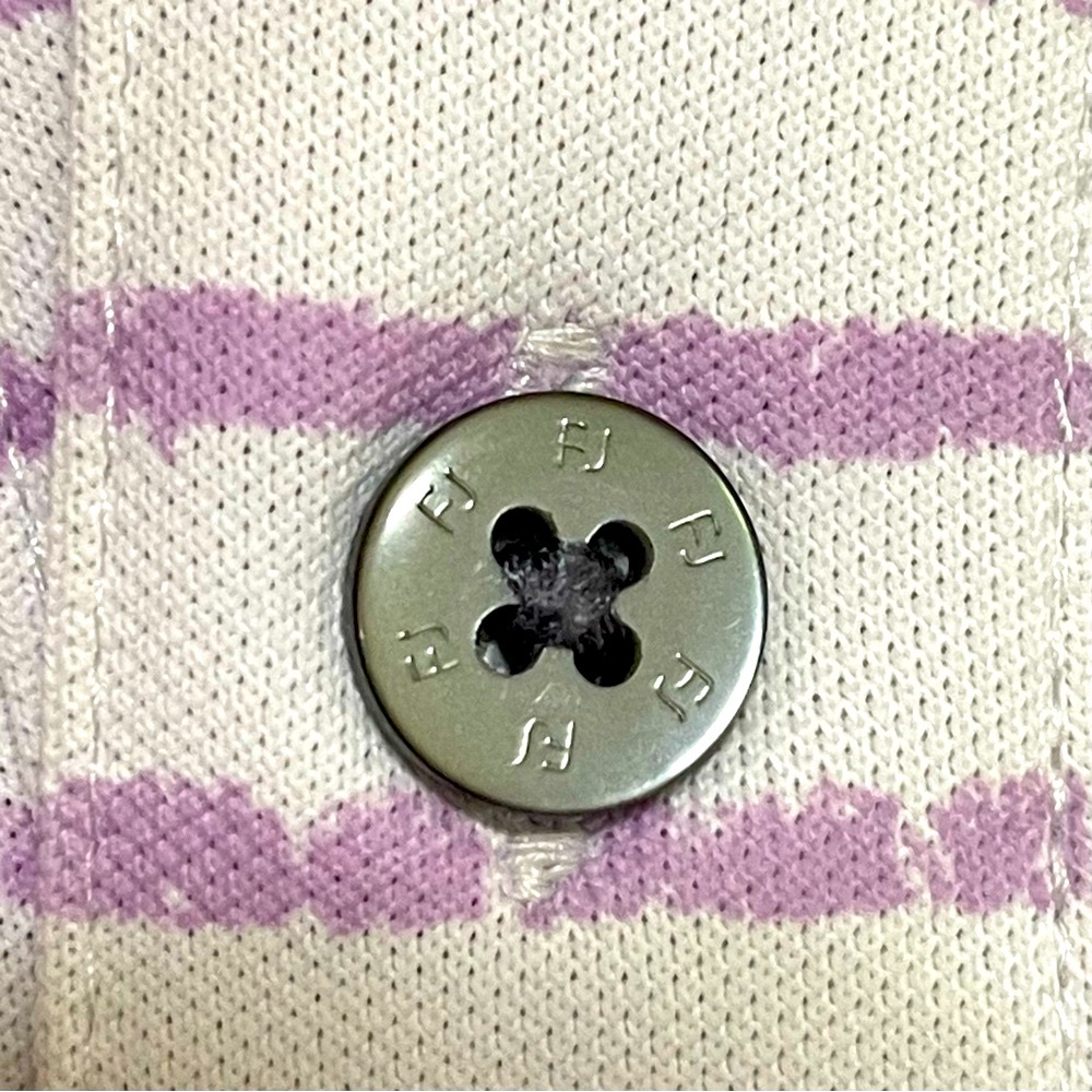 FootJoy Performance Golf Polo Chalk Line Print Athleisure Preppy Sporty Men 2XL - Picture 5 of 12